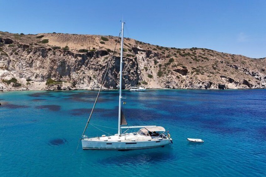 Blue Lagoon and Polyaigos Sailing Cruise with Greek Meze Drinks 5