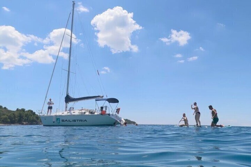 Half Day Poreč Sailing Experience with Drinks SUP and GoPro 1