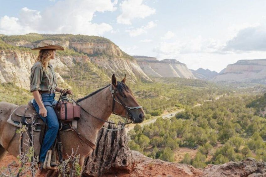 Guided Mountain Goat Trail Ride near Zion National Park 1