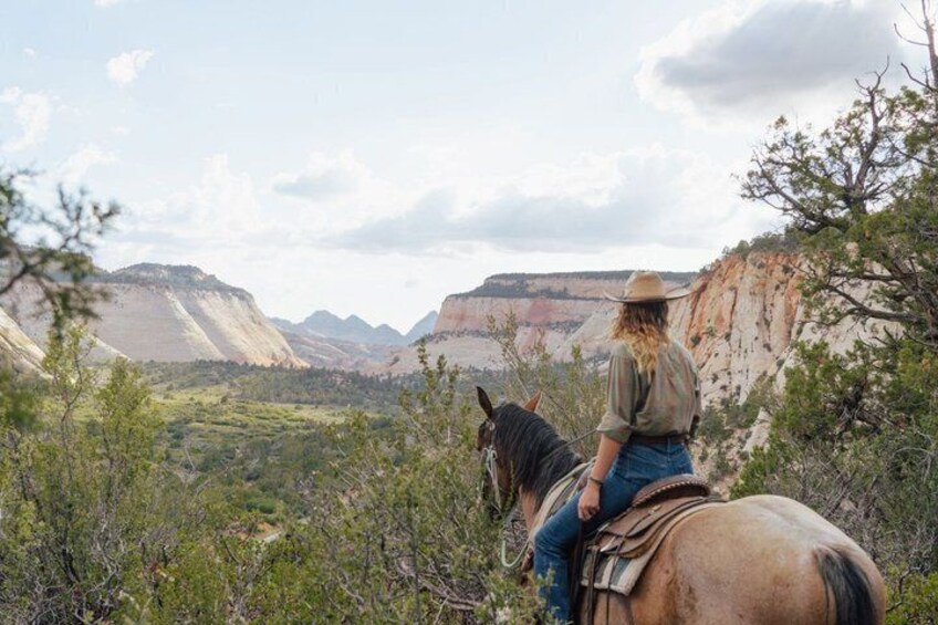 Guided Mustang Mountain Ride near Zion National Park 1