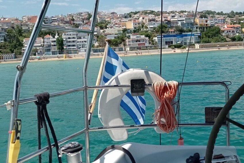 Yacht Pipit Sailing through the History of Kavala 3