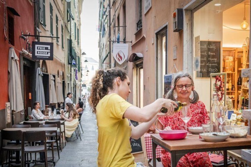 Genoa Genoese Aperitivo with Vermentino, Pigato and Focaccia 3