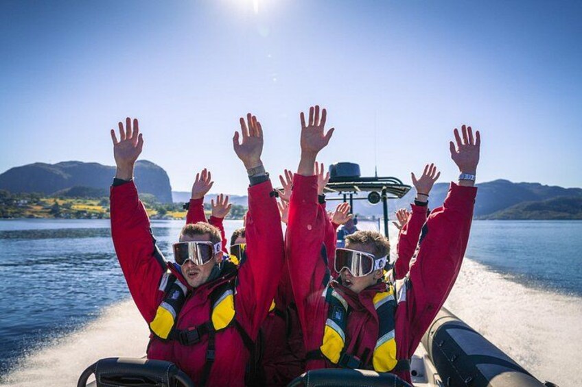 Passengers enjoying the exhilarating tour 4