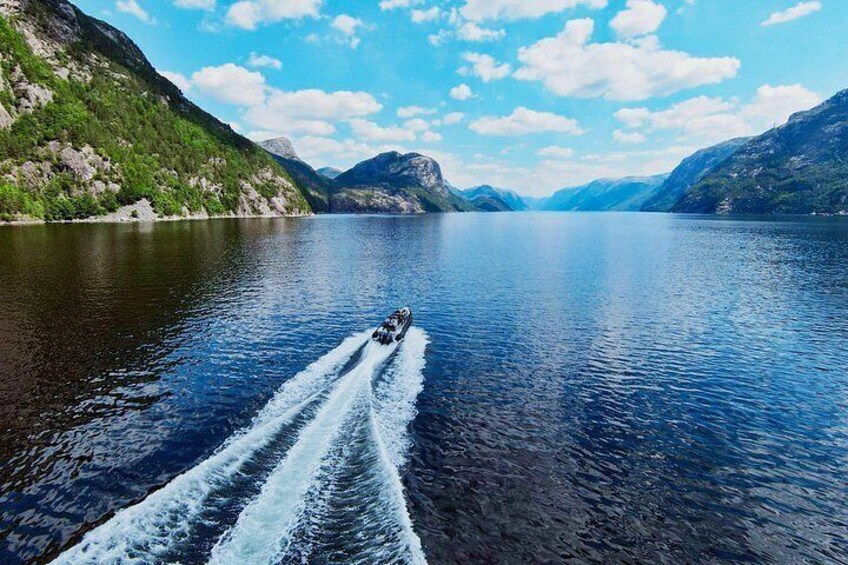 Panorama of the fjord in the summer 3