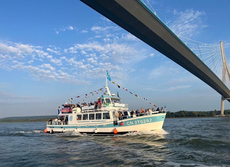 Honfleur: Sea trip and discovery of the Pont de Normandie 1