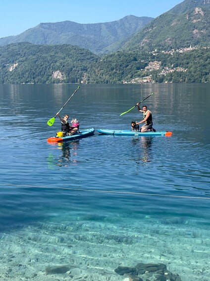 Picture 1 for Activity Lake Orta: Explore the Hidden Waterfall by SUP 3