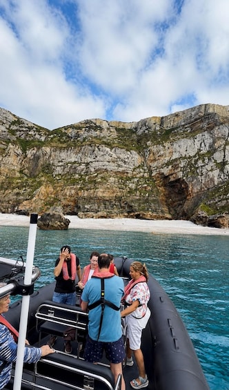 Picture 2 for Activity Gijón: Boat tour along the cliffs of Cabo Peñas 4