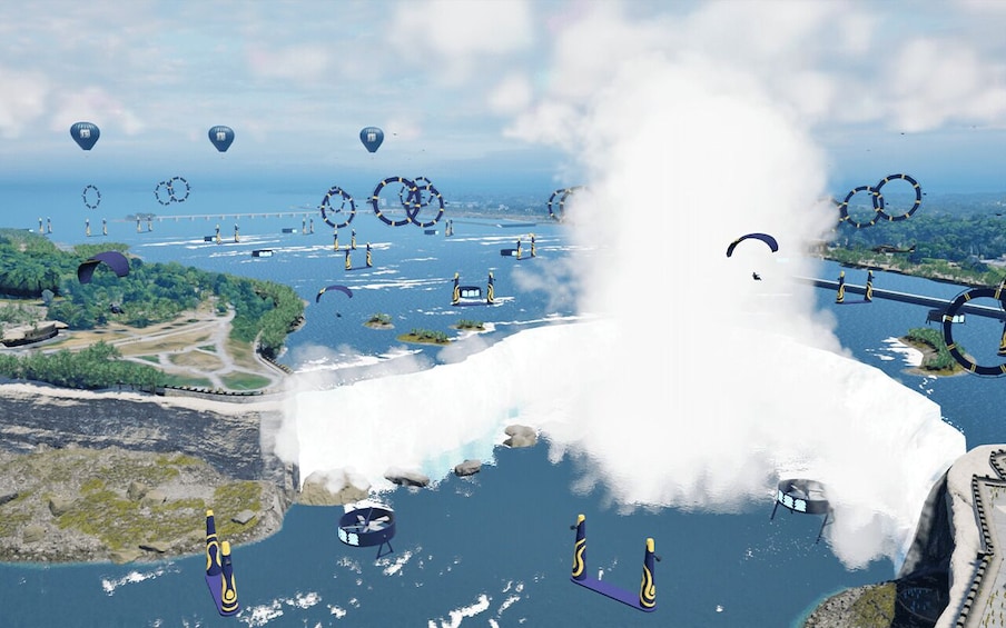 Picture 1 for Activity Niagara Falls VR Parasailing Experience 2