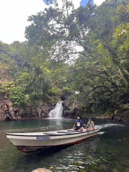 Picture 5 for Activity Taveuni: Lavena Village Triple Waterfalls Boat Adventure 5