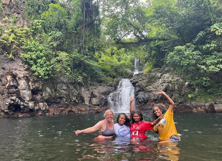 Picture 2 for Activity Taveuni: Lavena Village Triple Waterfalls Boat Adventure 2