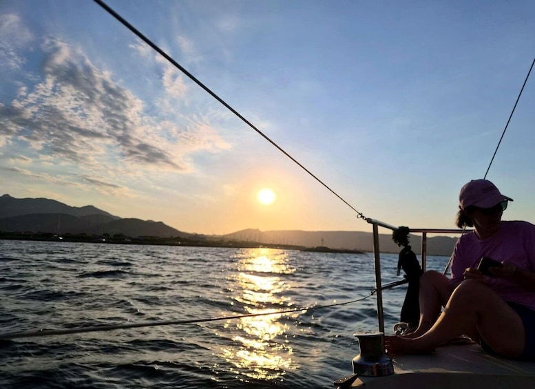 Picture 3 for Activity San Teodoro: Sunset Sailing Trip with Prosecco 4
