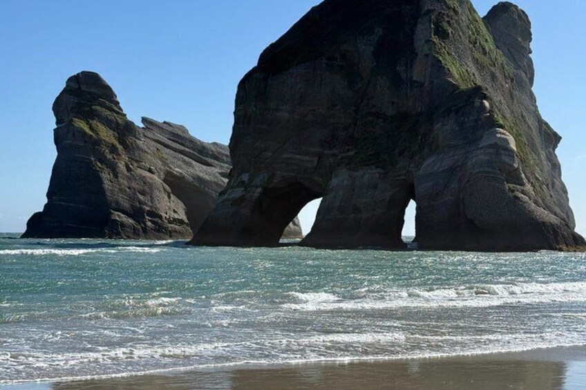 Wharariki Beach and Highlights on the way from Nelson 1