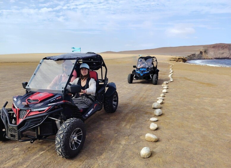 Paracas: Mini Polaris Adventure and Sunset Kayak Sightseeing Tour 1