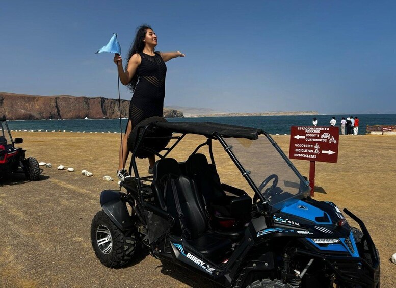 Picture 4 for Activity Paracas: Mini Polaris Adventure and Sunset Kayak Sightseeing Tour 4