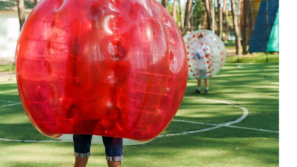 Wroclaw: 1-Hour Bubble Football Experience 1