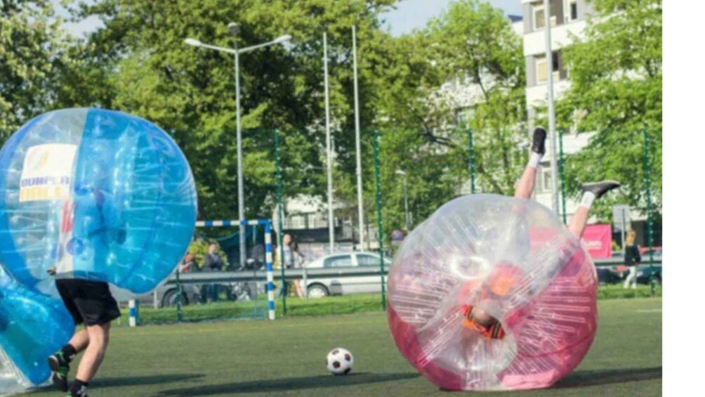 Picture 3 for Activity Wroclaw: 1-Hour Bubble Football Experience 2