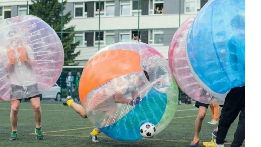 Picture 1 for Activity Wroclaw: 1-Hour Bubble Football Experience 3