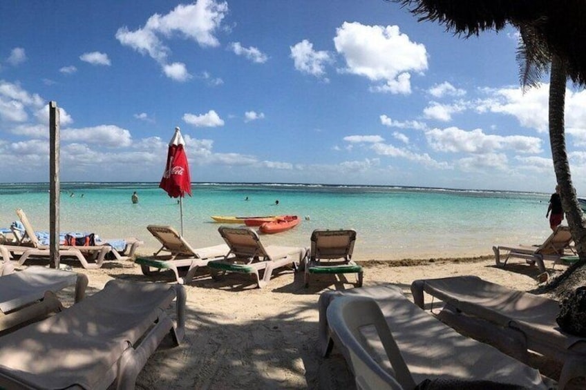 Costa Maya Captain Mono Beach Club Day Pass and Port Pickup 1