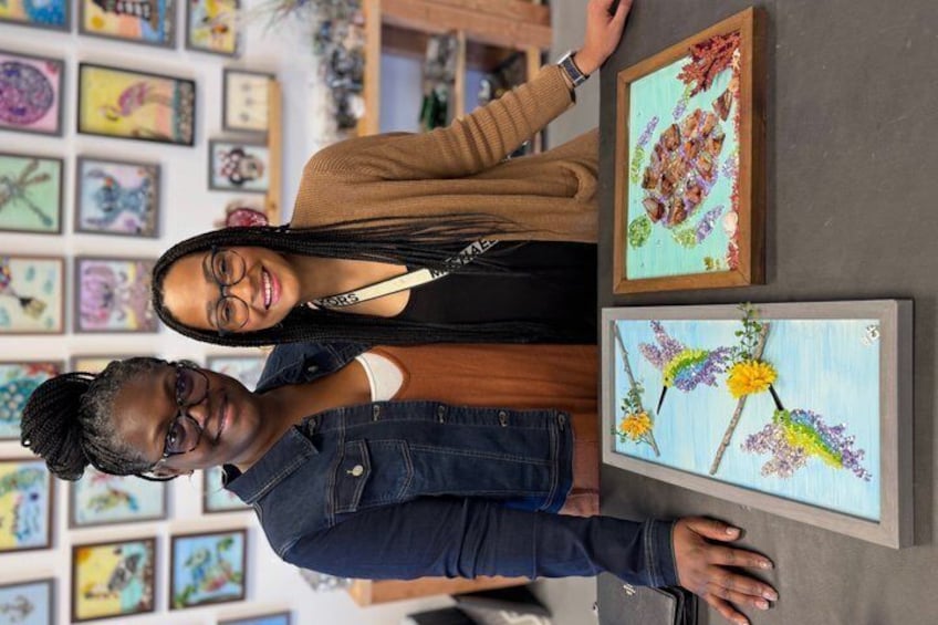 1 Hour Glass Art Class 4