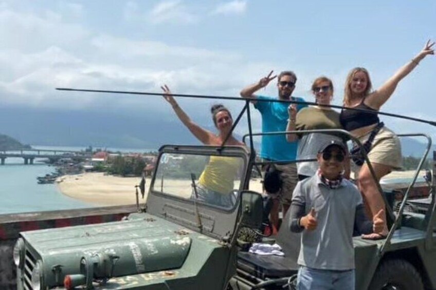 Hai Van Jeep Adventure with Beachside Lunch and Waterfalls 5