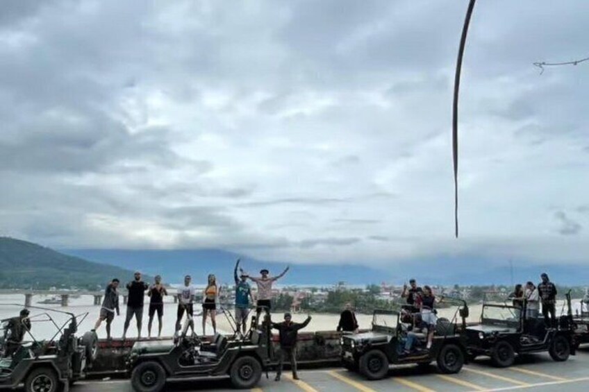 Hai Van Jeep Adventure with Beachside Lunch and Waterfalls 4