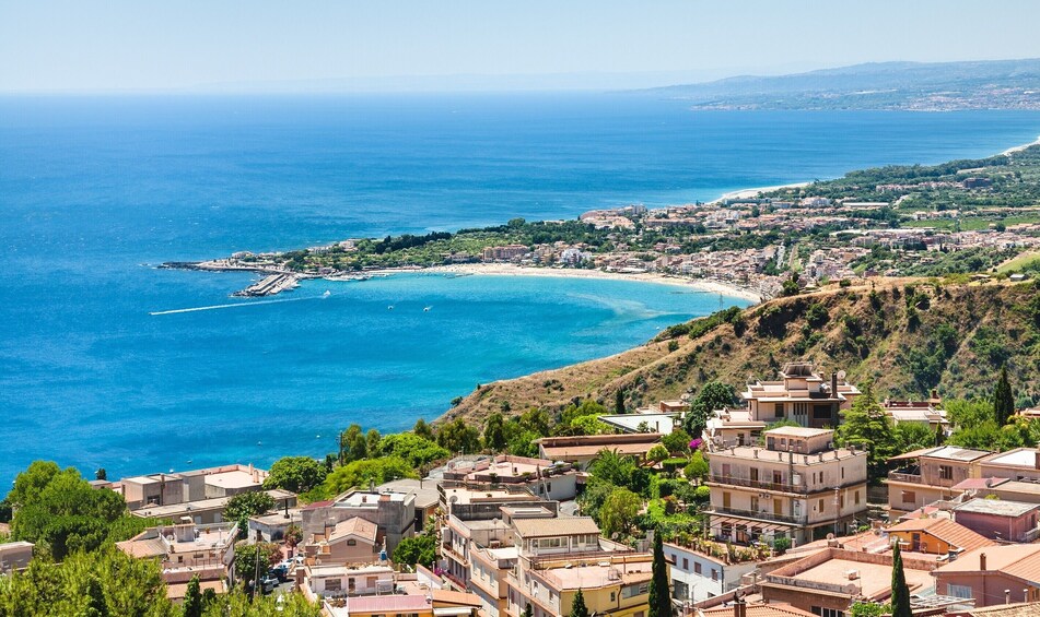 From Messina Shore Excursion: Taormina & Naxos Beach 2