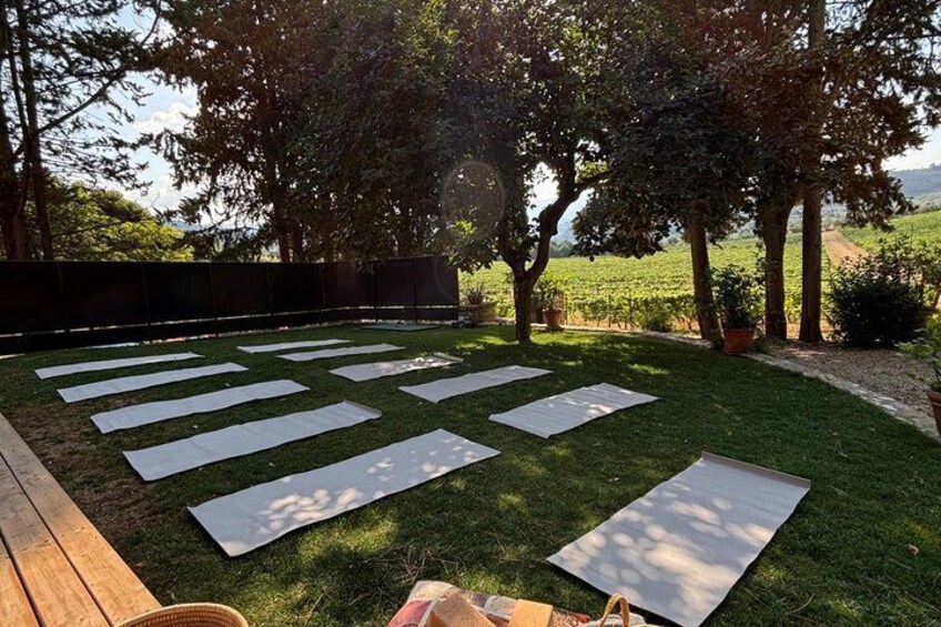 Val d'Orcia : Yoga lesson with Margherita 2