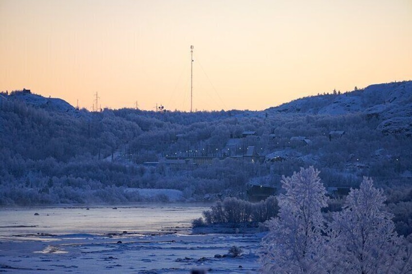 The Boris Gleb hydroelectric power plant - one of 7 on the shared Pasvik border river. 5