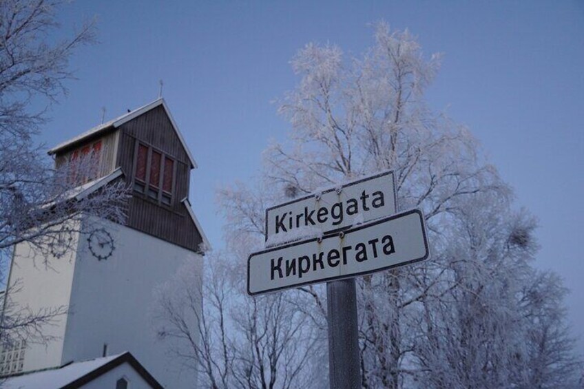 Russian influence can be found all over town. 2