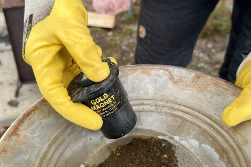 Gold Panning Experience at Kuttura Claim Lapland 2