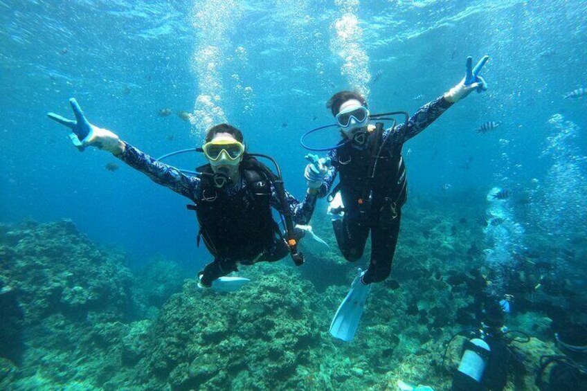 (GOYA dive)Blue Cave Private Group Introductory Diving Tour 2