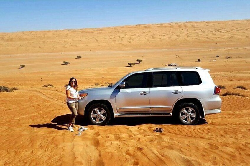 Wadi Bani Khalid and Wahiba Sand Desert with Sunset 2