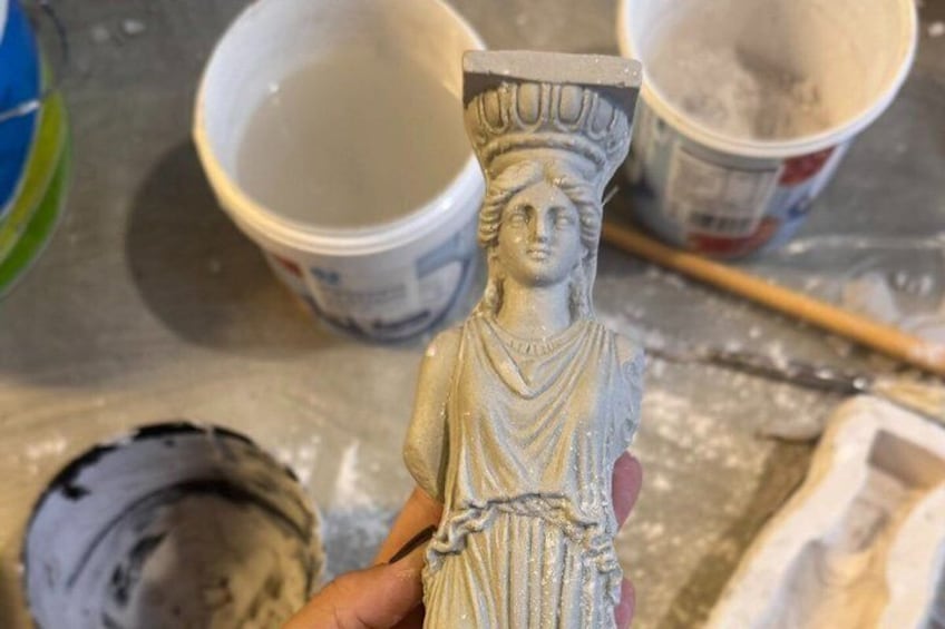 Samos Art Workshop: Gypsum Craftsman Path in Karlovasi 2
