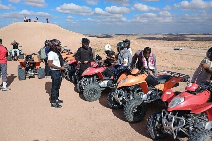 Agafay Desert Camel Ride Quad Bike and Dinner Show 3