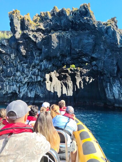 Picture 2 for Activity São Jorge: Island Tour by Boat (with waterfalls, caves and fajãs) 2
