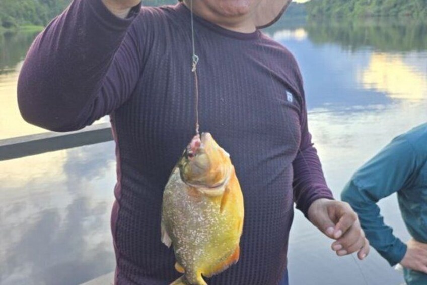 Half Day Piranha Fishing Adventure at Yacumama Lake 4