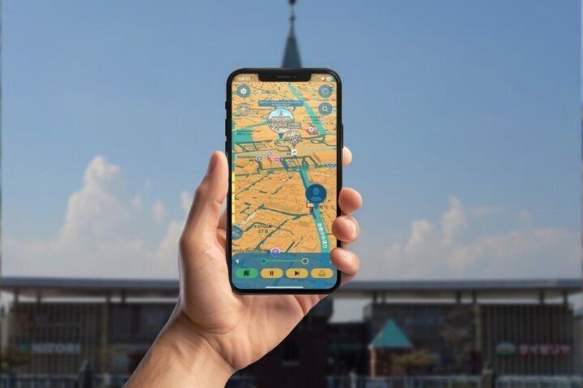Edo Kurashiki GPS App Walking Tour Mobile Game 3