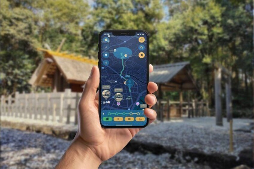 Ise Amaterasu Grand Shrine GPS App Walking Tour Mobile Game 3