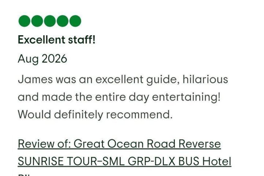 OTR.Melbourne Reverse Great Ocean Road Day Tour Beat the Crowds 3