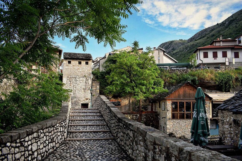 Spanish square to Old Bridge - Mostar Uncovered Tour 1