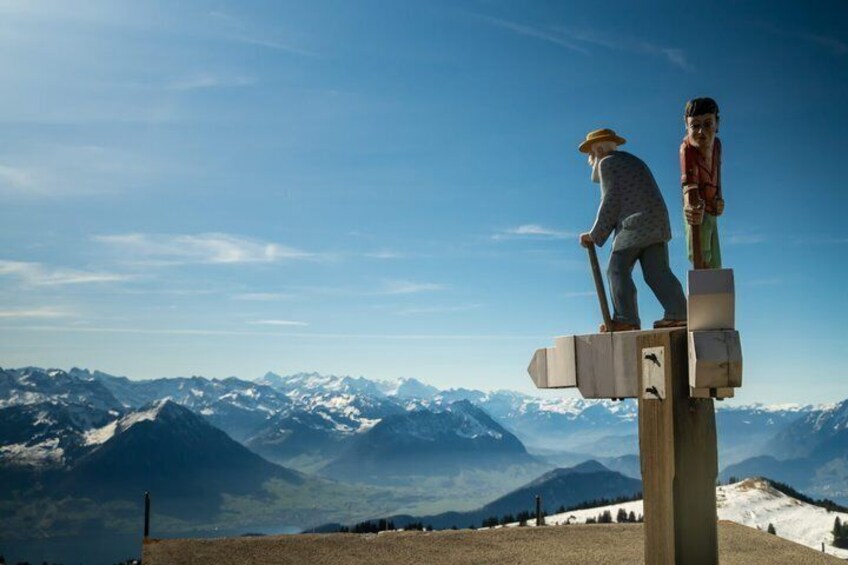 Mount Rigi Day Pass with Cogwheel Train and Cable Car 3