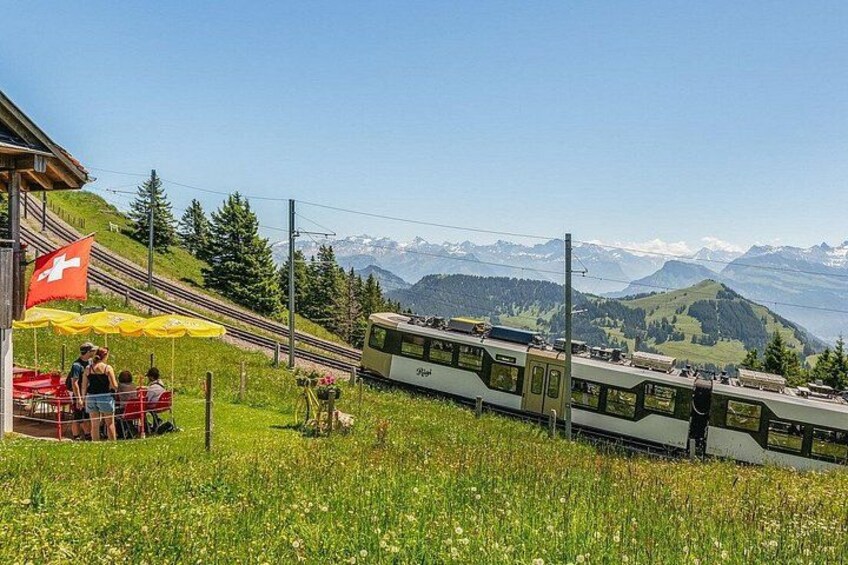 Mount Rigi Day Pass with Cogwheel Train and Cable Car 1