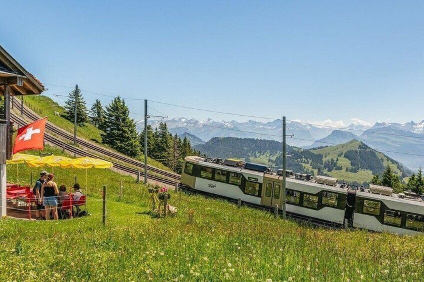 Mount Rigi Day Pass with Cogwheel Train and Cable Car 1