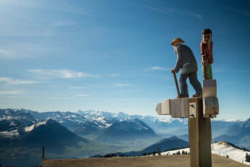 Mount Rigi Day Pass with Cogwheel Train and Cable Car 3
