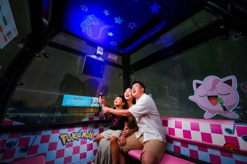 A room with a pink and white checkered floor, a cartoon character, and a neon sign. 3