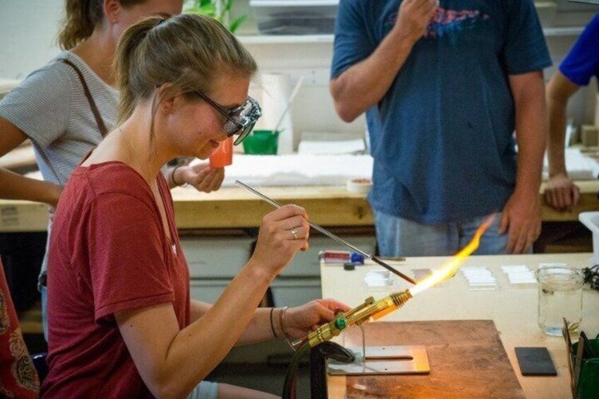 90 Minute Glass Flameworking Experience in Motovun 2