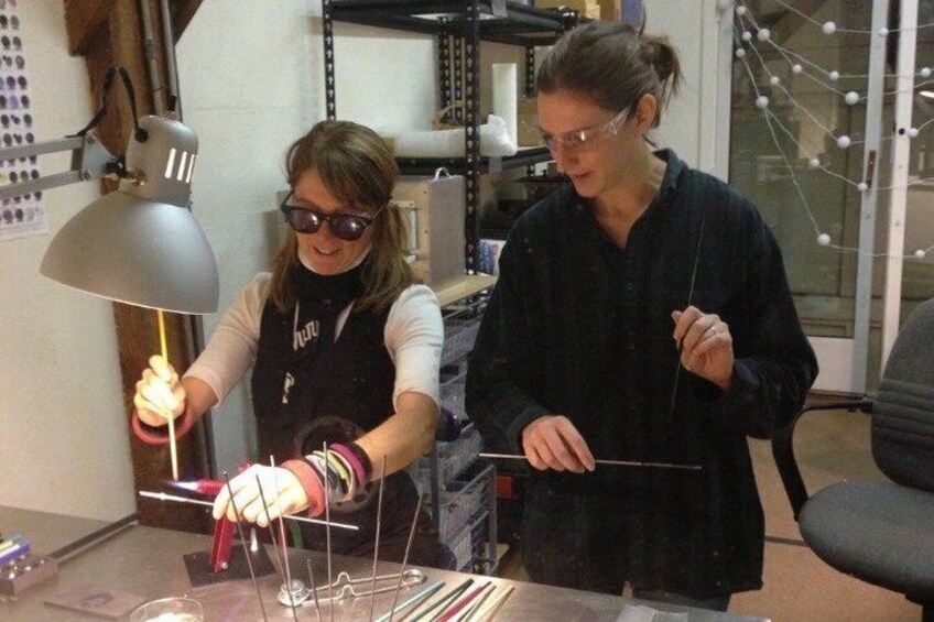 90 Minute Glass Flameworking Experience in Motovun 4
