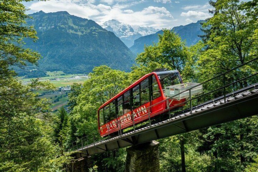 Interlaken Harder Kulm Round Trip Funicular Ticket 1