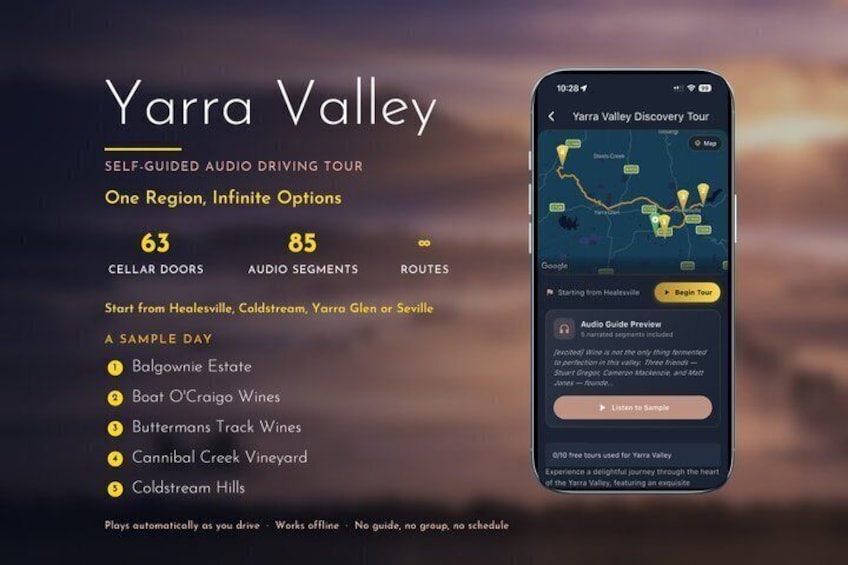 Yarra Valley Wine Self-Guided Tour 1