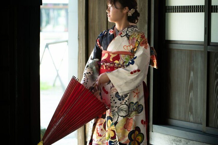 Kimono Rental and Dressing Experience in Fujiyoshida 3